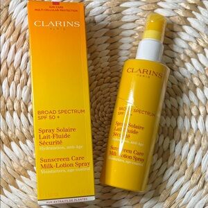 Clarins Sunscreen Care Milk-Lotion Spray SPF 50+ NIB